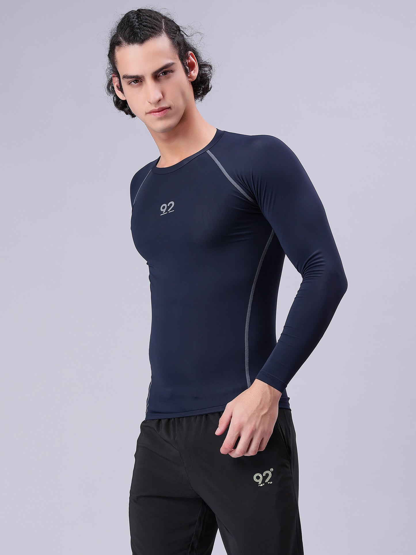 T3M26 - Full Sleeve Nylon Luxury Compression Gear Top