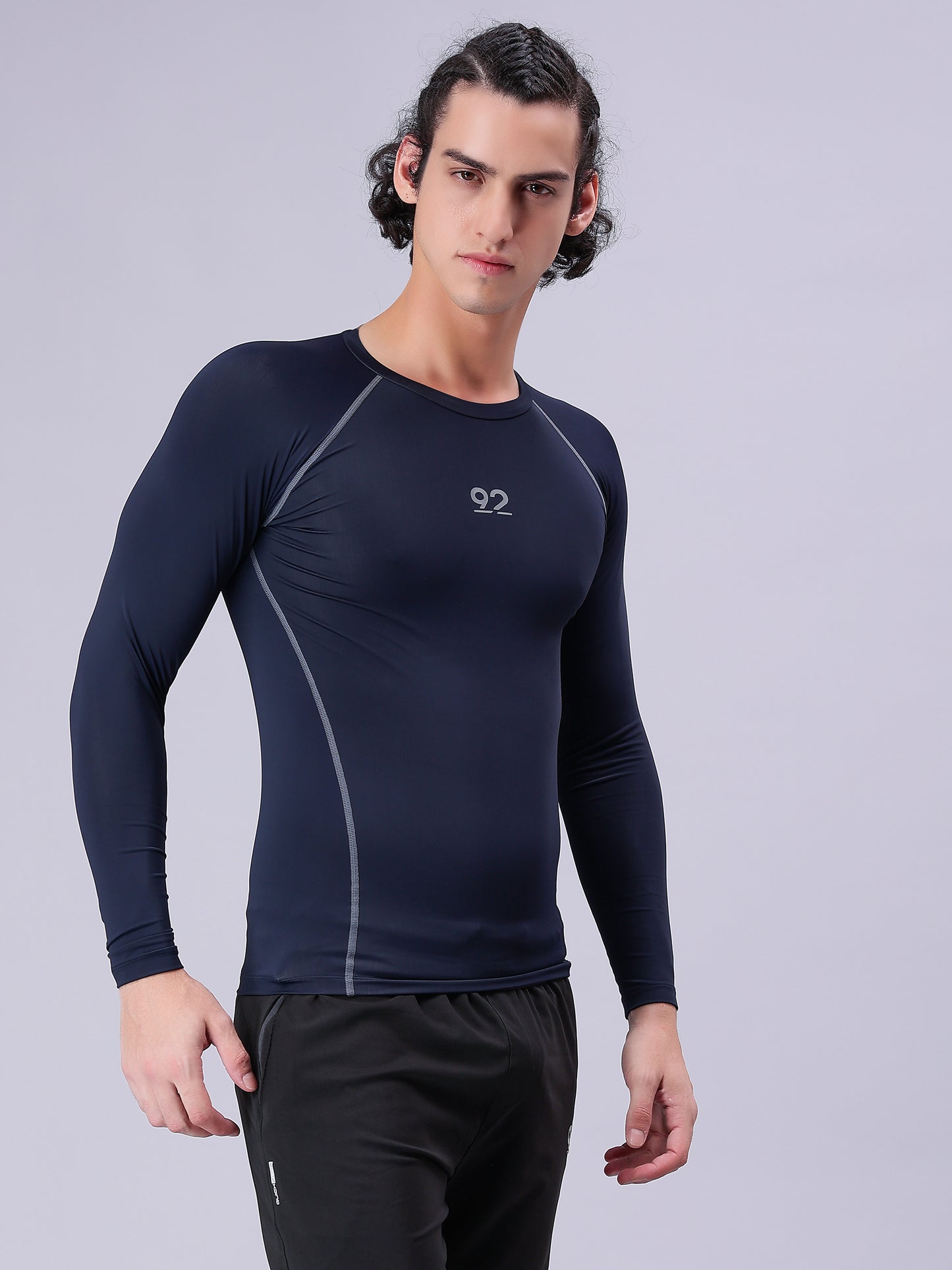 T3M26 - Full Sleeve Nylon Luxury Compression Gear Top