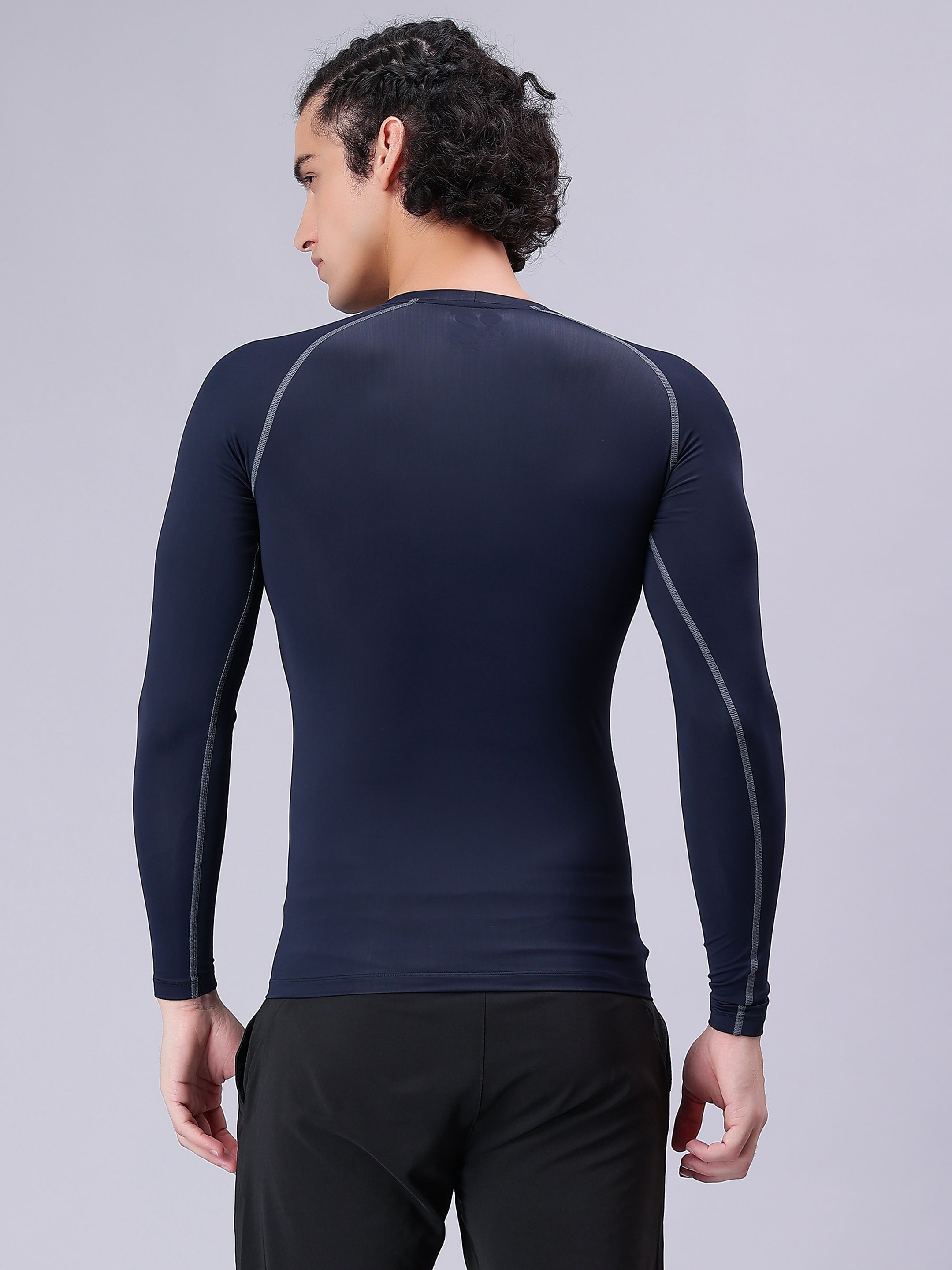 T3M26 - Full Sleeve Nylon Luxury Compression Gear Top
