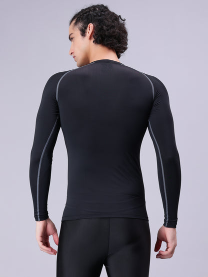 T3M26 - Full Sleeve Nylon Luxury Compression Gear Top