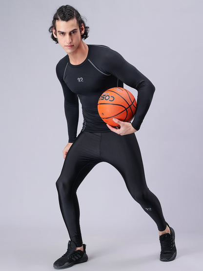 T3M26 - Full Sleeve Nylon Luxury Compression Gear Top