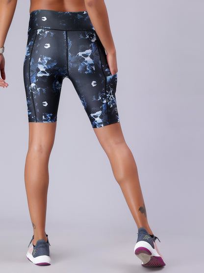 T3W07-Luxe Vibe Print Legging Shorts