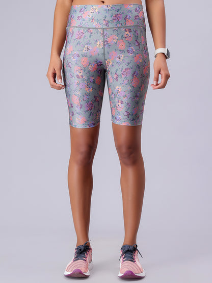 T3W07-Luxe Vibe Print Legging Shorts