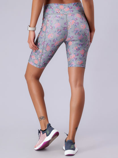 T3W07-Luxe Vibe Print Legging Shorts