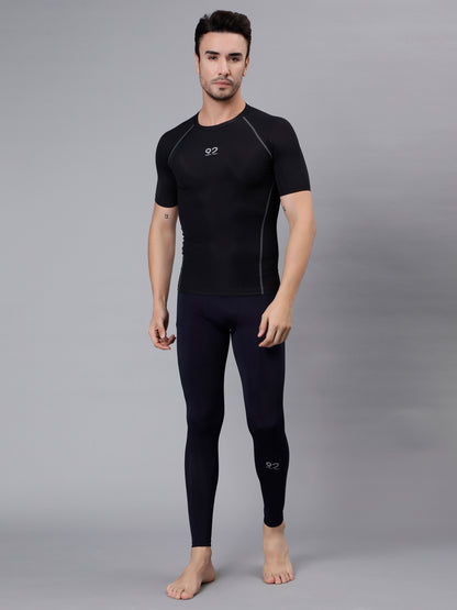 T3M25 - Half Sleeve Nylon Luxury Compression Gear Top