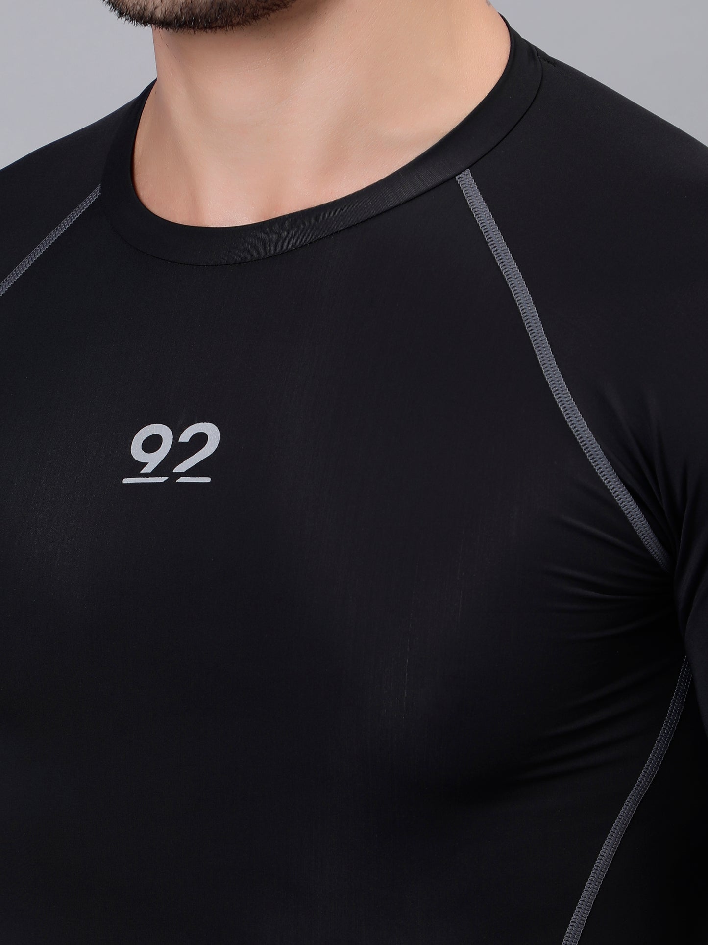 T3M25 - Half Sleeve Nylon Luxury Compression Gear Top