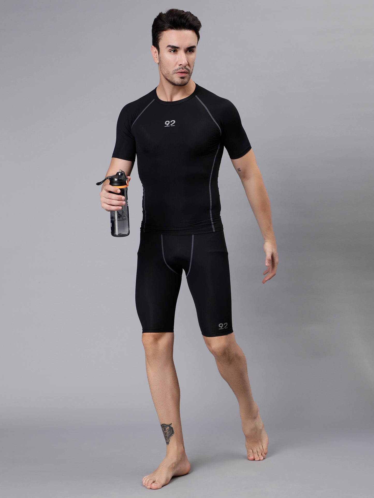 T3M29 - Bottom Nylon Luxury Compression Gear Half