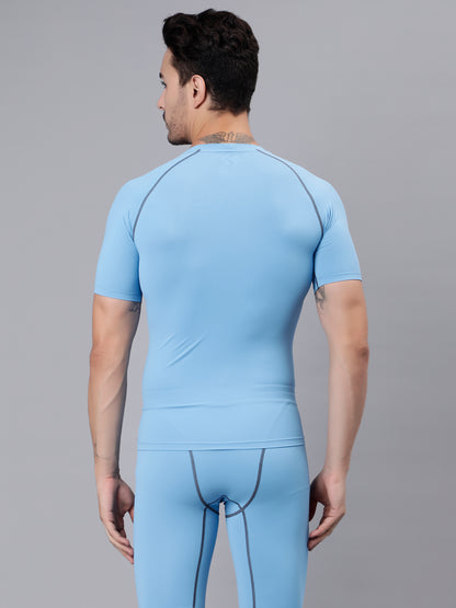 T3M25 - Half Sleeve Nylon Luxury Compression Gear Top