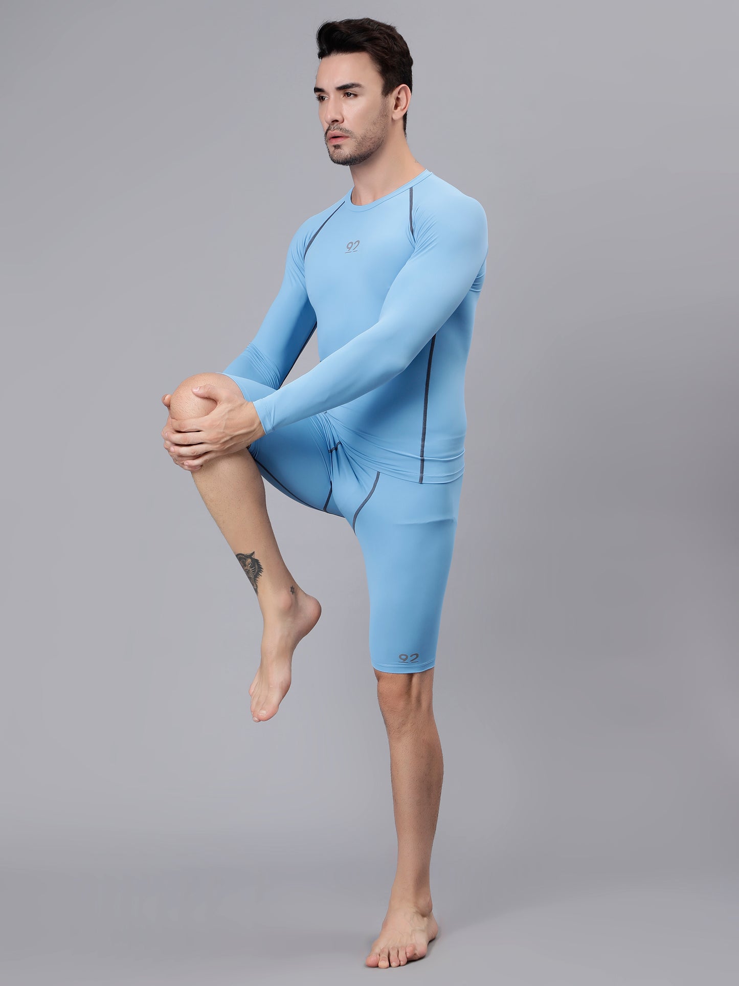 T3M26 - Full Sleeve Nylon Luxury Compression Gear Top