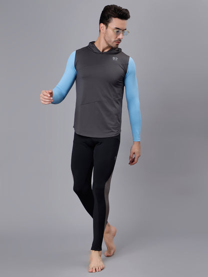 T3M26 - Full Sleeve Nylon Luxury Compression Gear Top