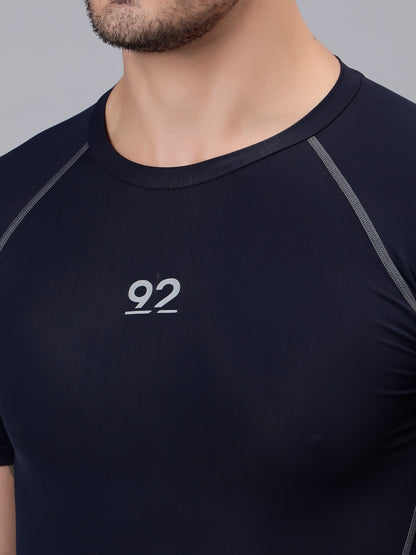 T3M25 - Half Sleeve Nylon Luxury Compression Gear Top