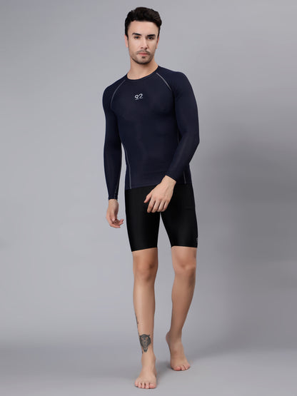 T3M26 - Full Sleeve Nylon Luxury Compression Gear Top