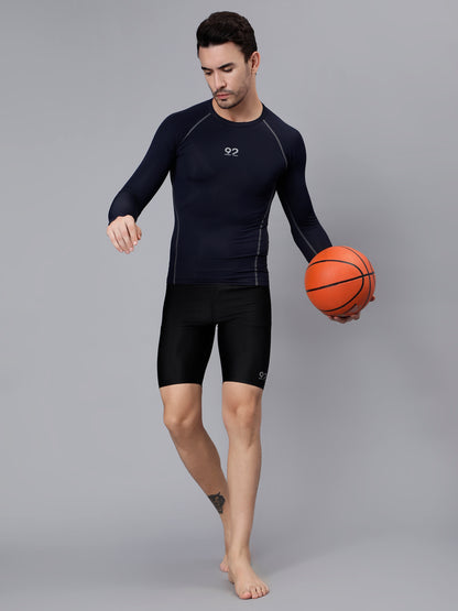 T3M26 - Full Sleeve Nylon Luxury Compression Gear Top